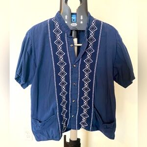 Mexico style button down